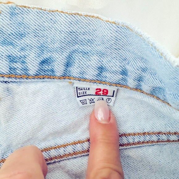 Rare Vintage Bonaventure Embroidered Side Denim Jeans - Picture 11 of 14